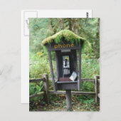 Gespecificeerde telefooncel briefkaart (Voorkant / Achterkant)