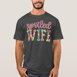 Gespeelde vrouwen Honeymoon Trip Funny Married B T-shirt