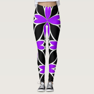 Gespiegeld Celtisch ( Paarse Invert ) Leggings