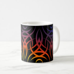 Gespiegeld Tribal ( Regenboog ) Koffiemok