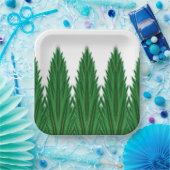 Gespiegelde dennen 9"document Bord (Feest)