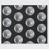 Gespiegelde Disco Ball 1 Cadeaupapier (Vlak)