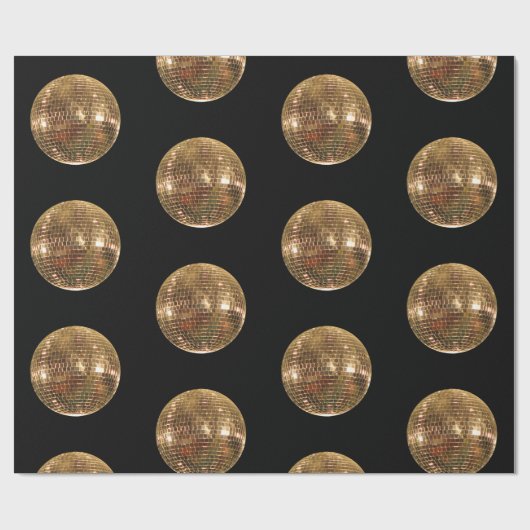 Gespiegelde Disco Ball 2 Cadeaupapier (Vlak)