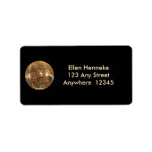 Gespiegelde Disco Ball 2 Etiket (Voorkant)