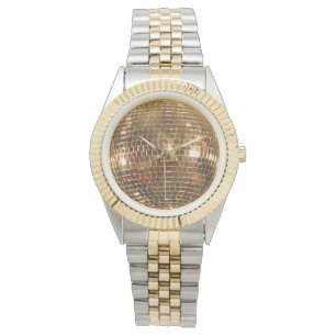 Gespiegelde Disco Ball 2 Horloge
