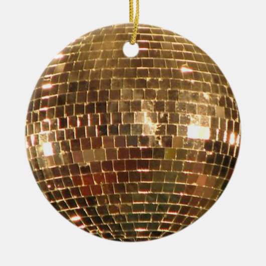 Gespiegelde Disco Ball 2 Keramisch Ornament (Voorkant)