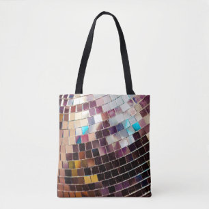 Gespiegelde Disco Ball-Canvas tas