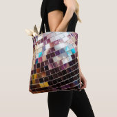 Gespiegelde Disco Ball-Canvas tas (Dichtbij)