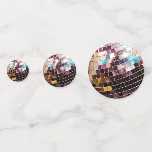 Gespiegelde Disco Ball Confetti (Voorkanten)