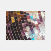 Gespiegelde Disco Ball Fleece Deken (Voorkant (Horizontaal))