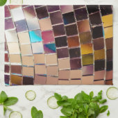 Gespiegelde Disco Ball Theedoek (Gevouwen)