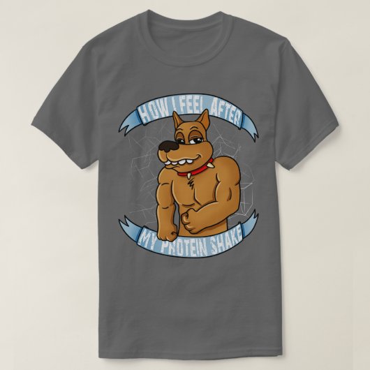 gespierde hond t-shirt (Design voorkant)