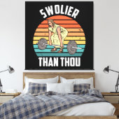 Gespierder Dan Jij Canvas Afdruk (Insitu (Slaapkamer))