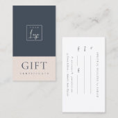 Gespikkeld certificaat met geschenken Logo (Voorkant / Achterkant)