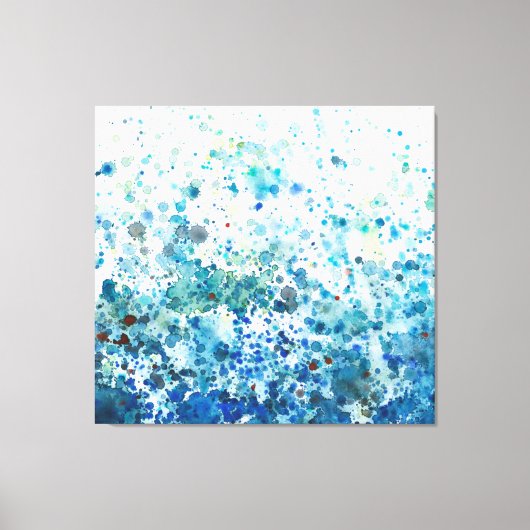 Gespikkeld Zee I Canvas Afdruk (Voorkant)
