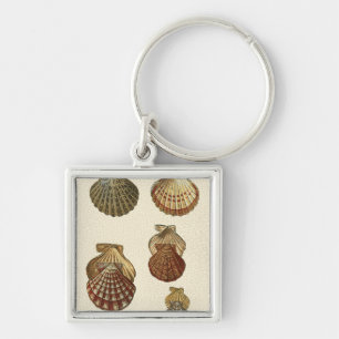 Gespikkelde Antiek schalen Sleutelhanger