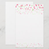 Gespikkelde banketbakkerij briefpapier (Voorkant / Achterkant)