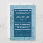 Gespikkelde blauwe uitnodiging (Voorkant)