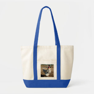 Gespikkelde Boerderij Rooster, Impulse Canvas tas
