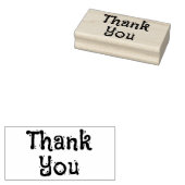 Gespikkelde dank 	rubberstempel (Gestempeld)