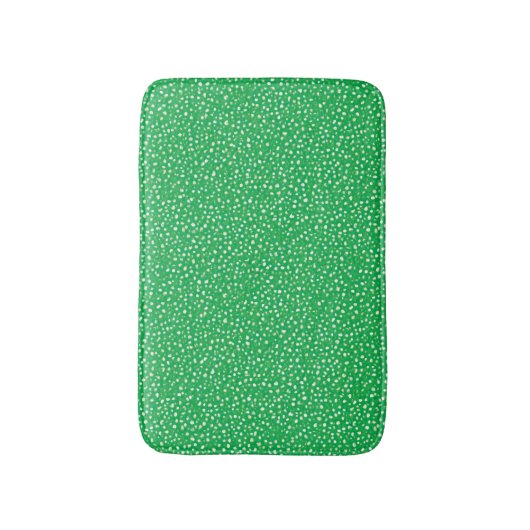 Gespikkelde groene badmat (Voorkant Verticaal)