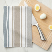 Gespikkelde kuststrook theedoek (Quarter Fold)