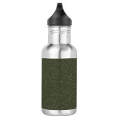 Gespikkelde Moss Green aangepaste waterfles Waterfles (Rechts)