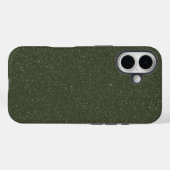 Gespikkelde Moss Green iPhone 16 Hoesje –  (Achterkant (horizontaal))