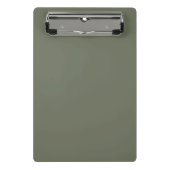 Gespikkelde Moss Green Mini Klembord – (Voorkant)