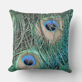 Gespikkelde peracock-ogen kussen