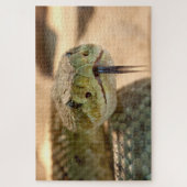 Gespikkelde rommelslang legpuzzel (Verticaal)