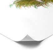 Gespikkelde suspensiekippen poster (Hoek)