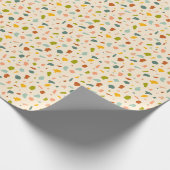 Gespikkelde terrazzo textuur cadeaupapier (Hoek)