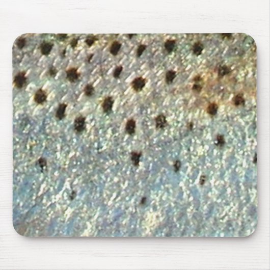 Gespikkelde zeeforel door PatternWear© Muismat (Voorkant)