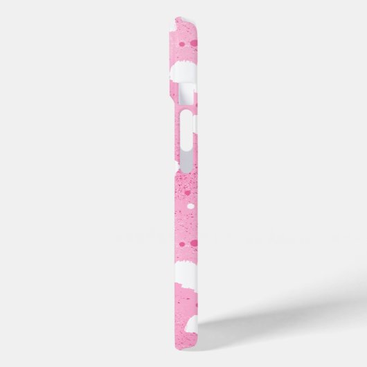 Gespikkelde zoete harten Case-Mate iPhone case (Achterkant / Links)