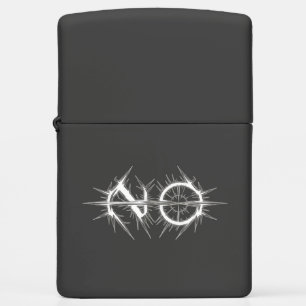Gespikte "NEE" Ring Slash