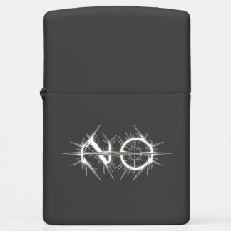 Gespikte "NEE" Ring Slash