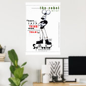 Gespireerd - de Rebel Poster (Thuiskantoor)