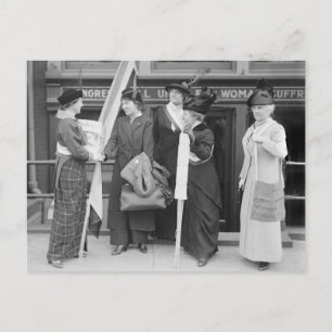 Gespirited Suffragettes, 1914 Briefkaart