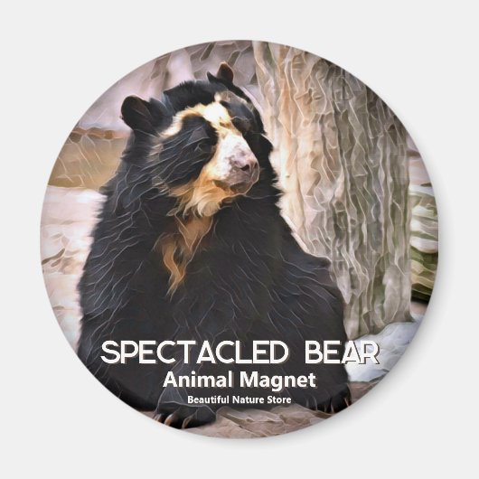 Gespitst Beer Magneet (Voorkant)