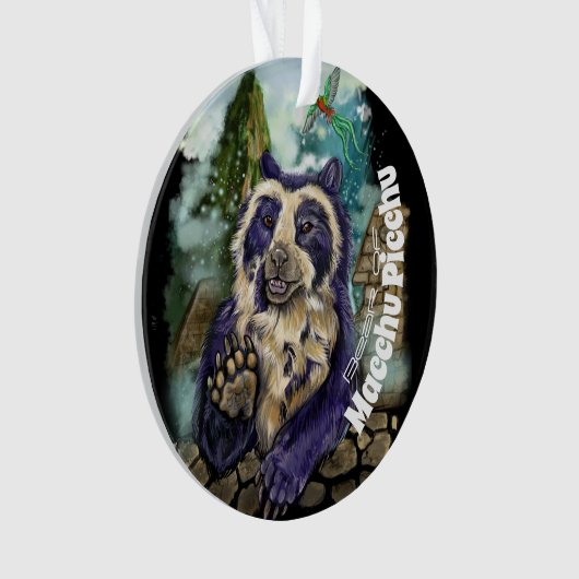 Gespitst Beer Ornament (voorkant)