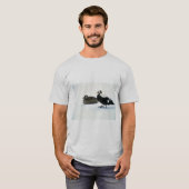 Gespitste Eiders T-shirt (Voorkant volledig)