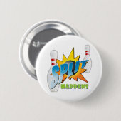 Gespleten gebeurt Logo Ronde Button 5,7 Cm (Voorkant /achterkant)