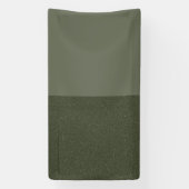 Gespleten mos groene gestructureerde aangepaste ba spandoek (Verticaal)