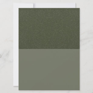 Gespleten mosgroene textuur aangepaste uitnodiging