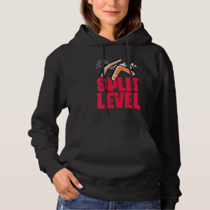 Gespleten niveau grafische Boemerang werper Boemer Hoodie