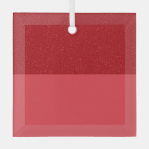 Gespleten Tomaat Rood Holiday Glas Ornament (Op Ma