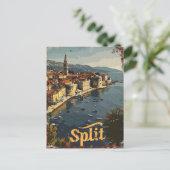 Gesplitst briefkaart (Staand voorkant)