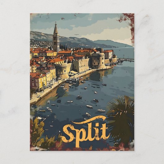 Gesplitst briefkaart (Voorkant)