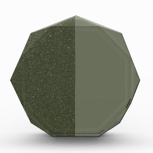 Gesplitst Moss Green Octagon Photo Block Fotoblokken